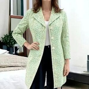 Vintage Express Ditsy Floral Lady Coat Multi S